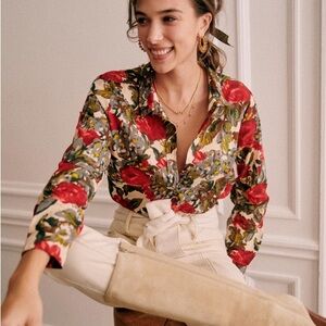 Sezane Pierro Shirt Size 10 Romance